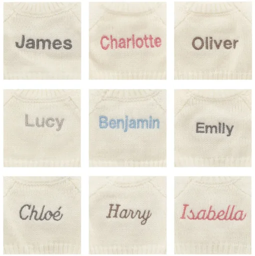 Bashful Cream Kitten with Personalised Cream Jumper