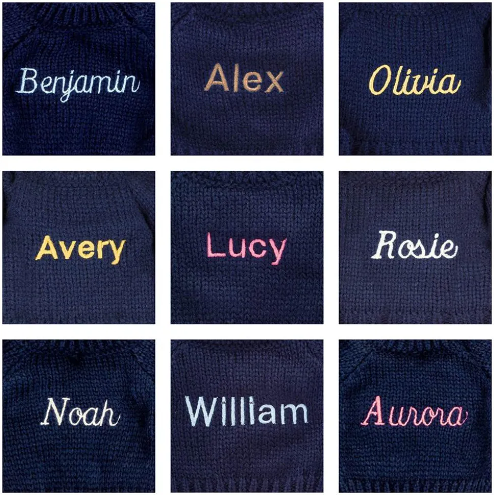 Bashful Luxe Bunny Luna with Personalised Navy Jumper