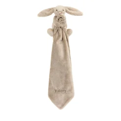 Personalised Bashful Beige Bunny Soother